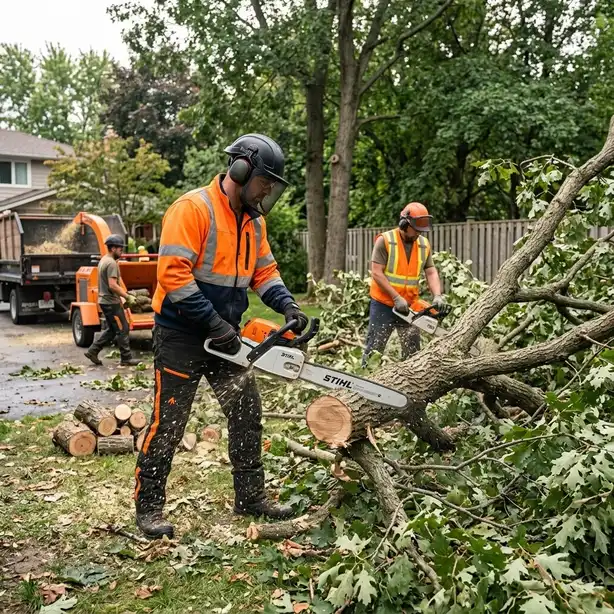 Storm Damage Tree Cleanup